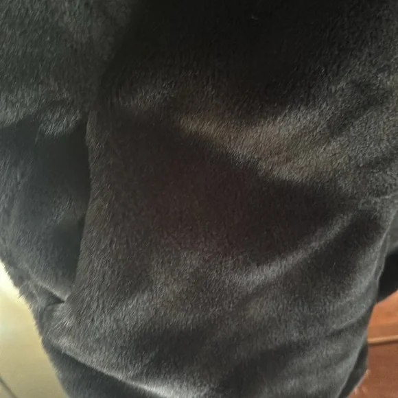 Soft Faux Fur Hooded Coat - Picture 2 of 3